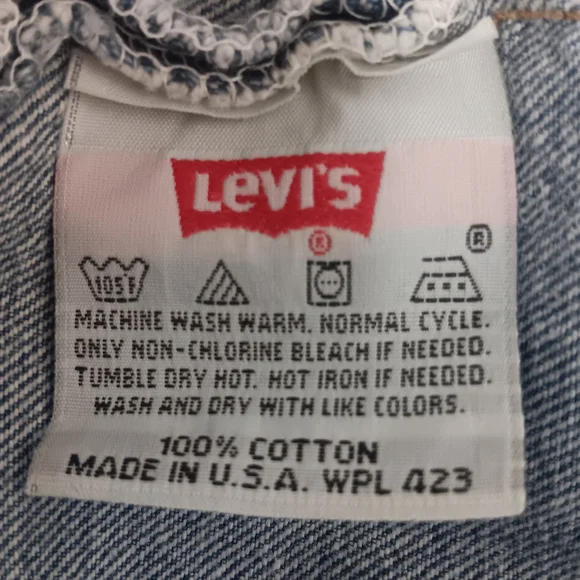 1990's Levi's 501 Blue Jeans 32x30 Light Wash Straight Leg New W/ Tags USA Made